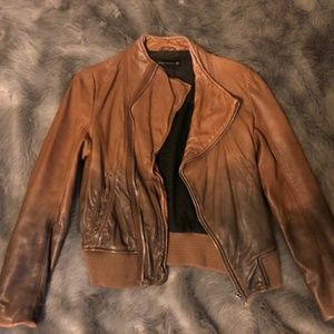 Zara leather jacket